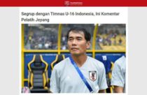 Komentar Pelatih Timnas U-16 Jepang Soal Segrup dengan Indonesia