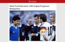 Pengakuan Edgardo Codesal sebagai wasit final Piala Dunia 1990 jadi salah satu trending sepekan