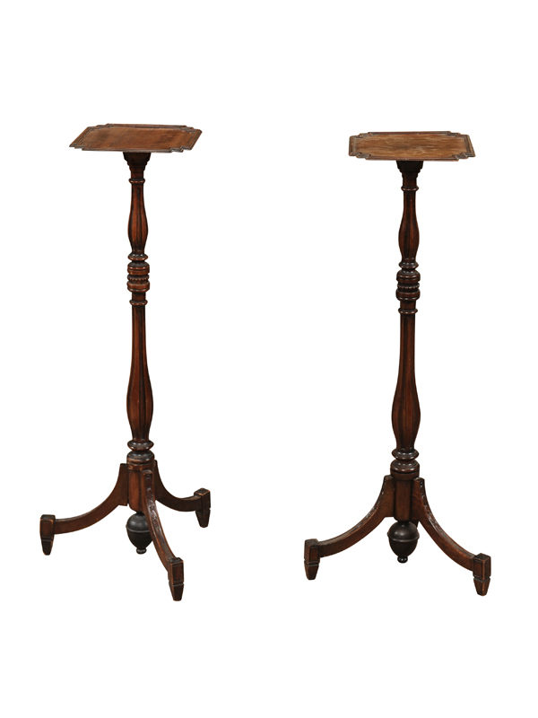 Pair of George IV Style Candlestands