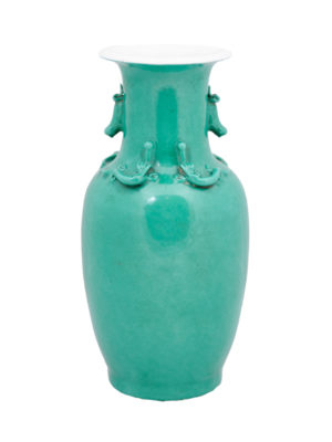 Chinese Turquoise Porcelain Vase