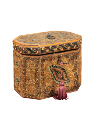 18th Century English Rolled Paper Tea Caddy