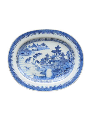 18th Century Chinese Blue & White Platter