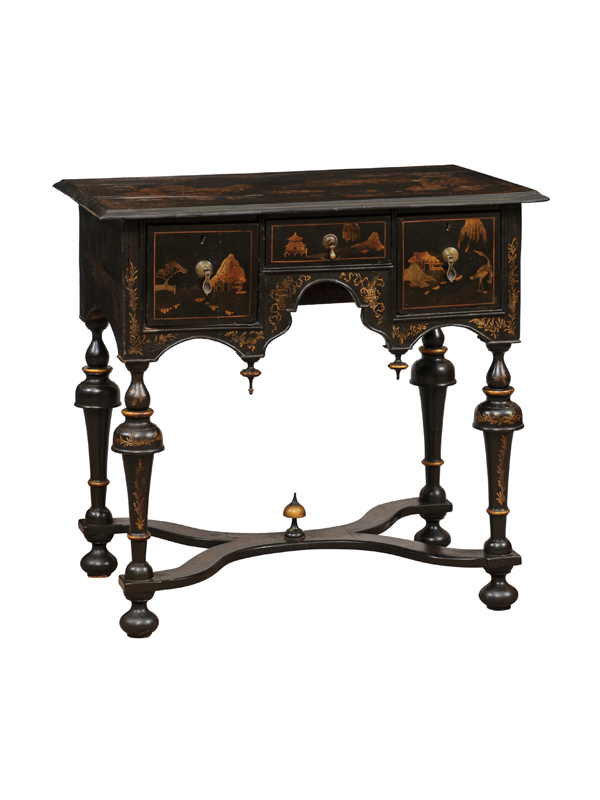 18th Century William & Mary Style Chinoiserie Lowboy