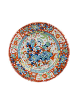 19th C. Clobberware Plate