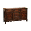 19th Century English Jacobean Style Oak Dresser Base