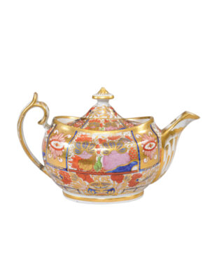 19th Century English Porcelain Teapot
