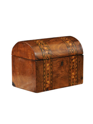 19th Century English Rosewood Dome Top Box