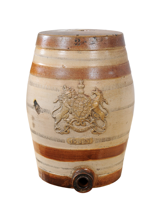 19th Century English Stoneware Gin Jar