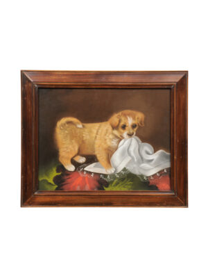 19th Century Pastel Dog Portrait