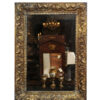 19th Century Pressed Brass Mirror
