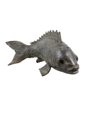 20th C.Bronze Fish Figure