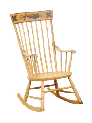 Vintage American Painted Rocking Chair
