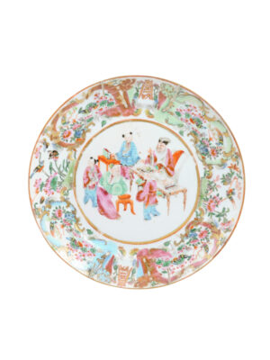 Chinese Export Rose Medallion Plate