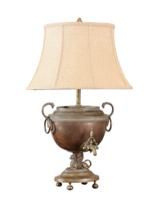 Copper & Brass Samovar Lamp