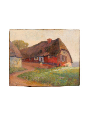 Early 20th Century Oil on Canvas Landscape