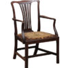 English Chippendale Arm Chair in Mahogany
