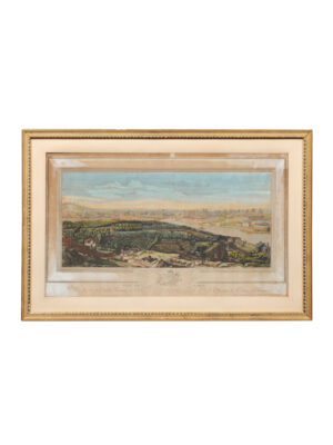 Framed 18th Century French Landscape Engraving