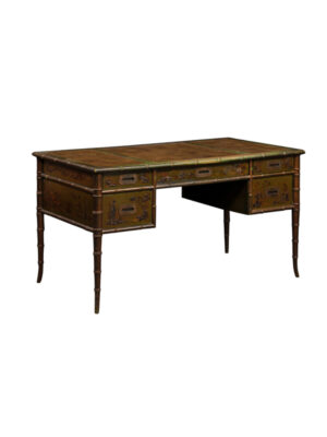 Green Painted Chinoiserie Desk