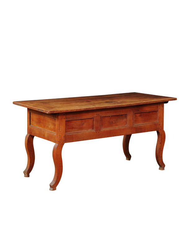 Louis XV Style Walnut Console with Cabriole Legs