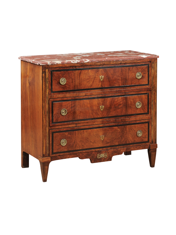 Louis XVI Style Commode with Marble Top