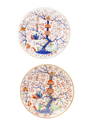 Matched Pair of 19th C. Derby Plates