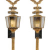 Pair Brass Coach Lanterns