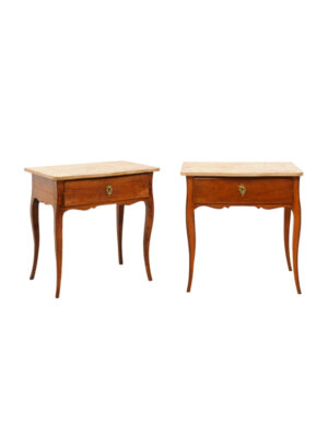 Pair Louis XV Style Side Tables