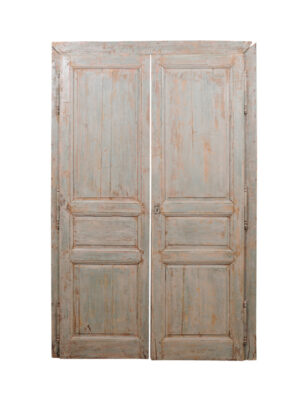 Pair of French Painted Doors