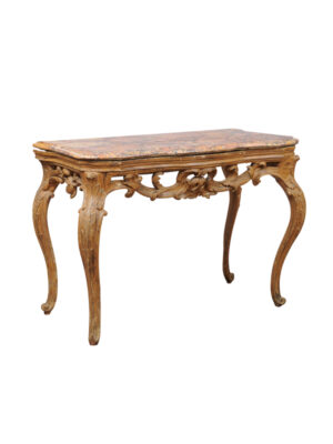 18th Century Italian Rococo Console Table